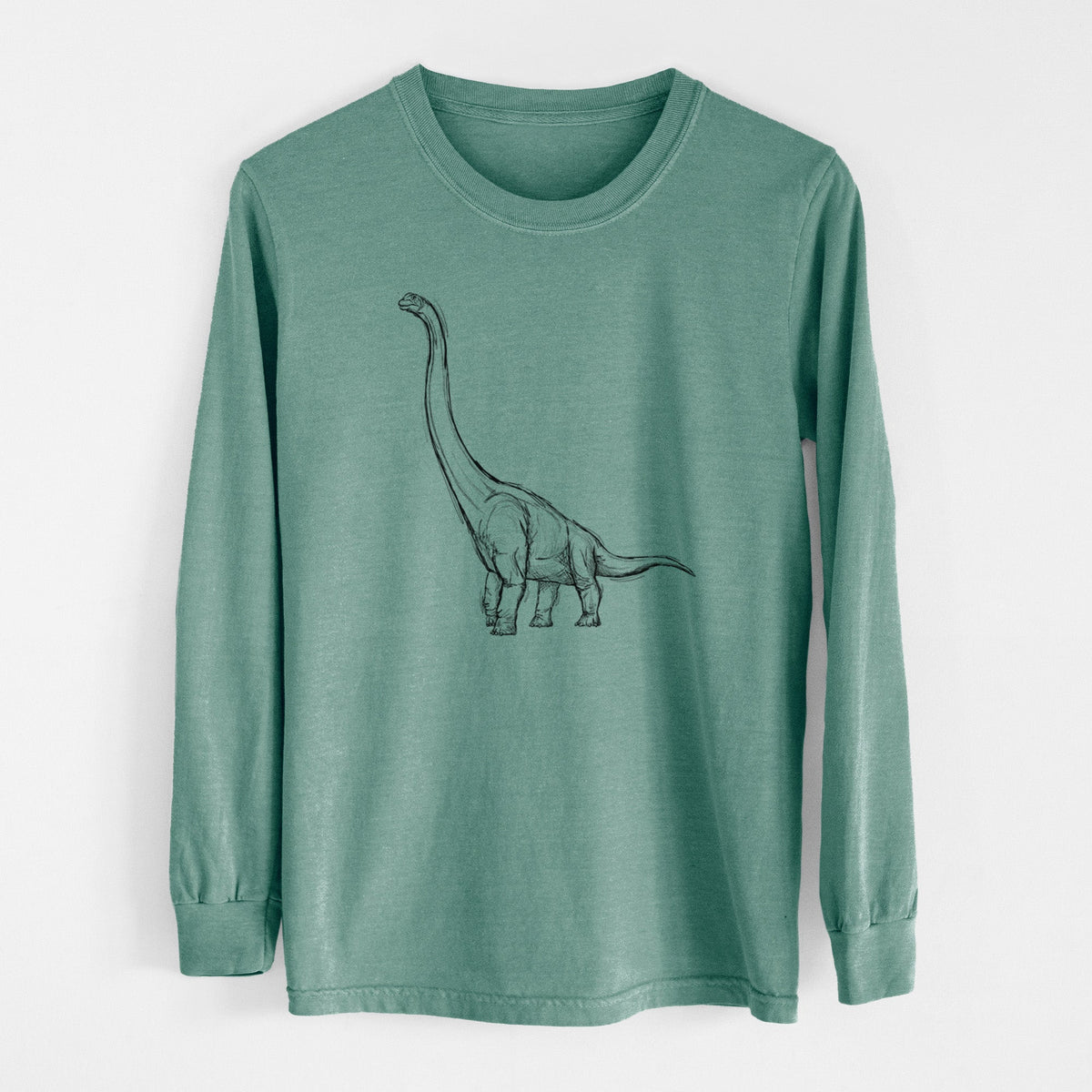 Apatosaurus Excelsus - Men's Heavyweight 100% Cotton Long Sleeve