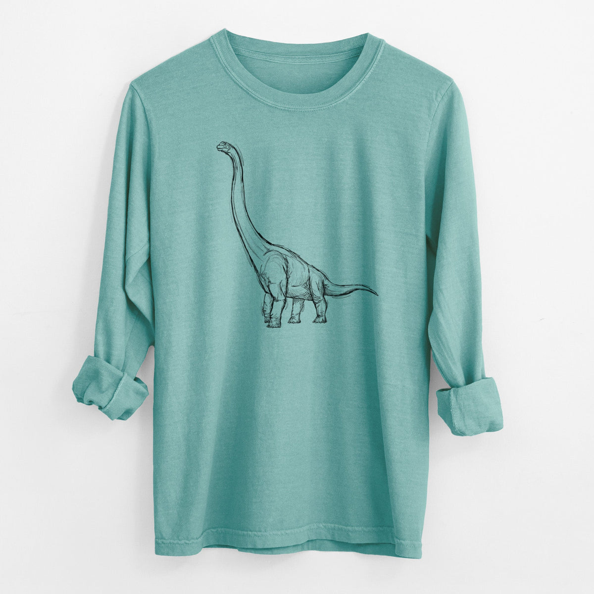Apatosaurus Excelsus - Men's Heavyweight 100% Cotton Long Sleeve