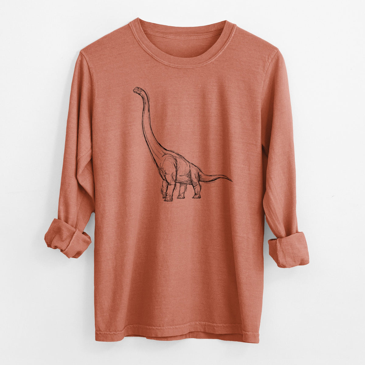 Apatosaurus Excelsus - Men's Heavyweight 100% Cotton Long Sleeve
