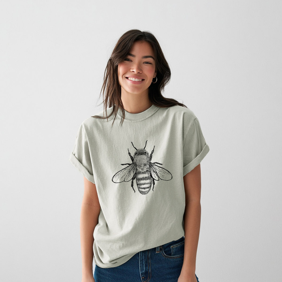 CLOSEOUT - Heavyweight Men's 100% Organic Cotton Tee