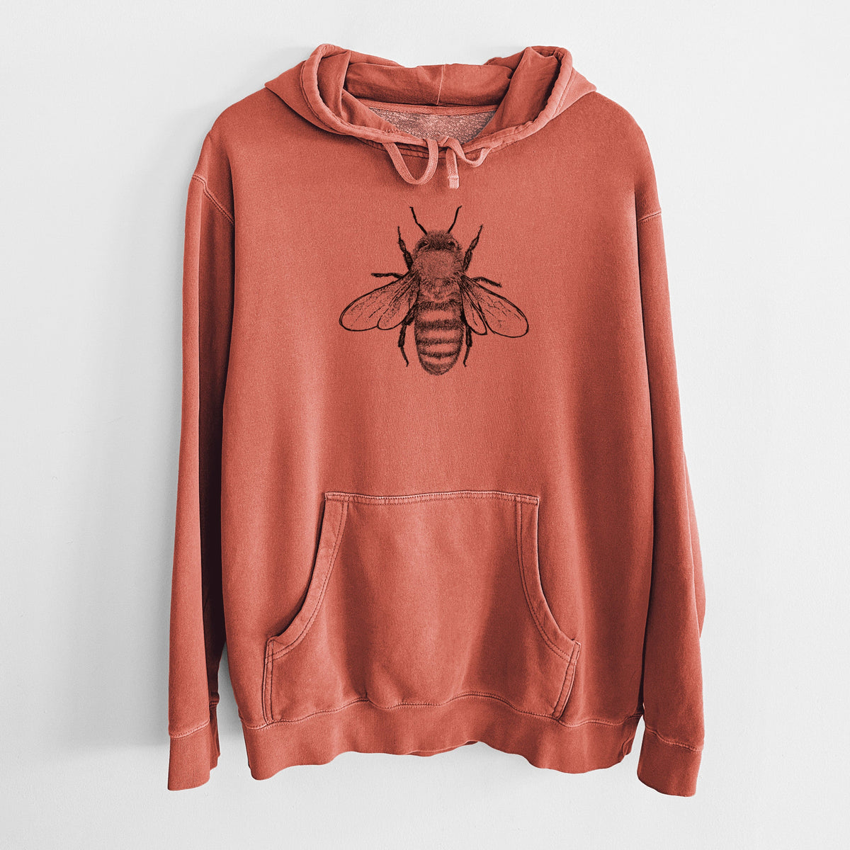 Apis Mellifera - Honey Bee - Unisex Pigment Dyed Hoodie