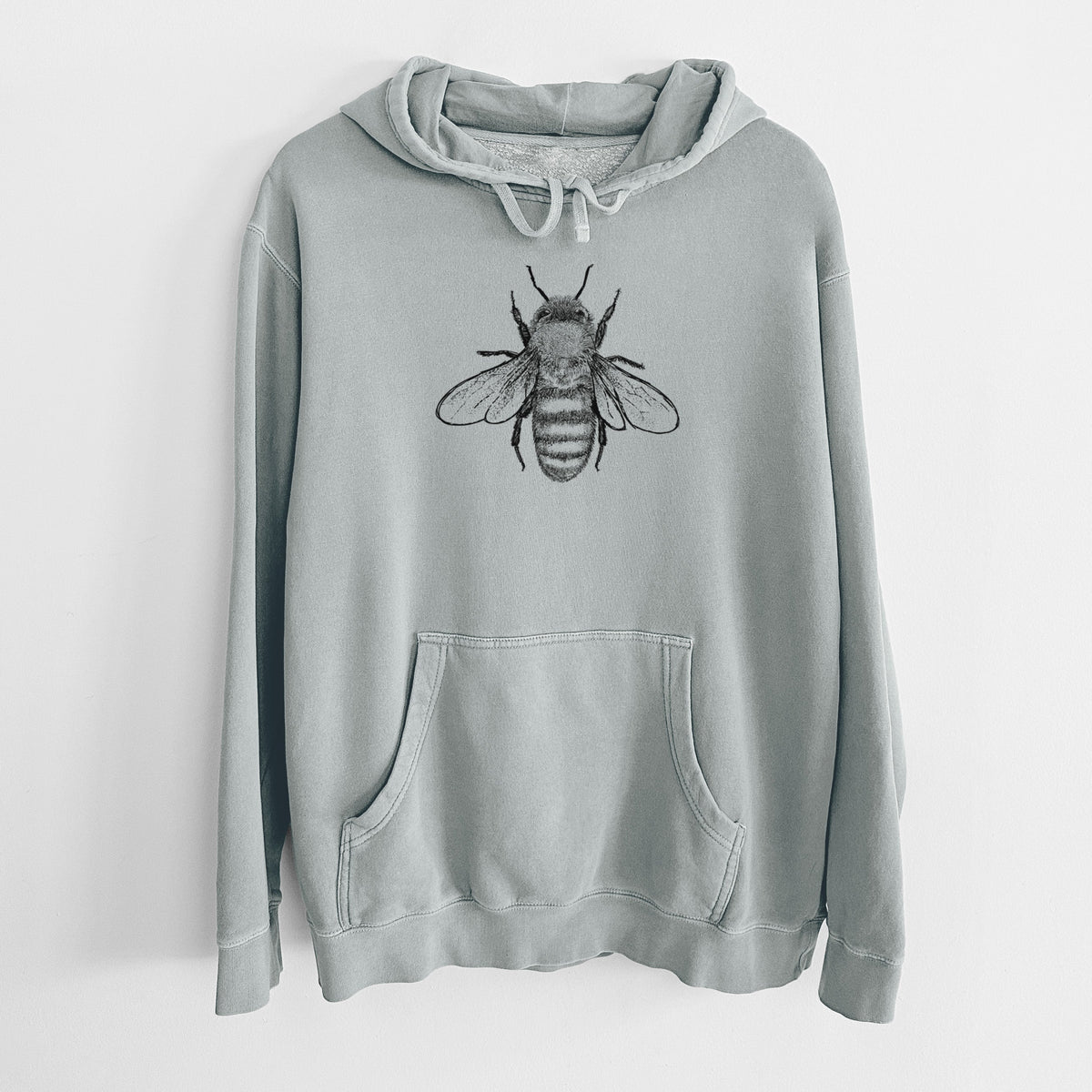 Apis Mellifera - Honey Bee - Unisex Pigment Dyed Hoodie