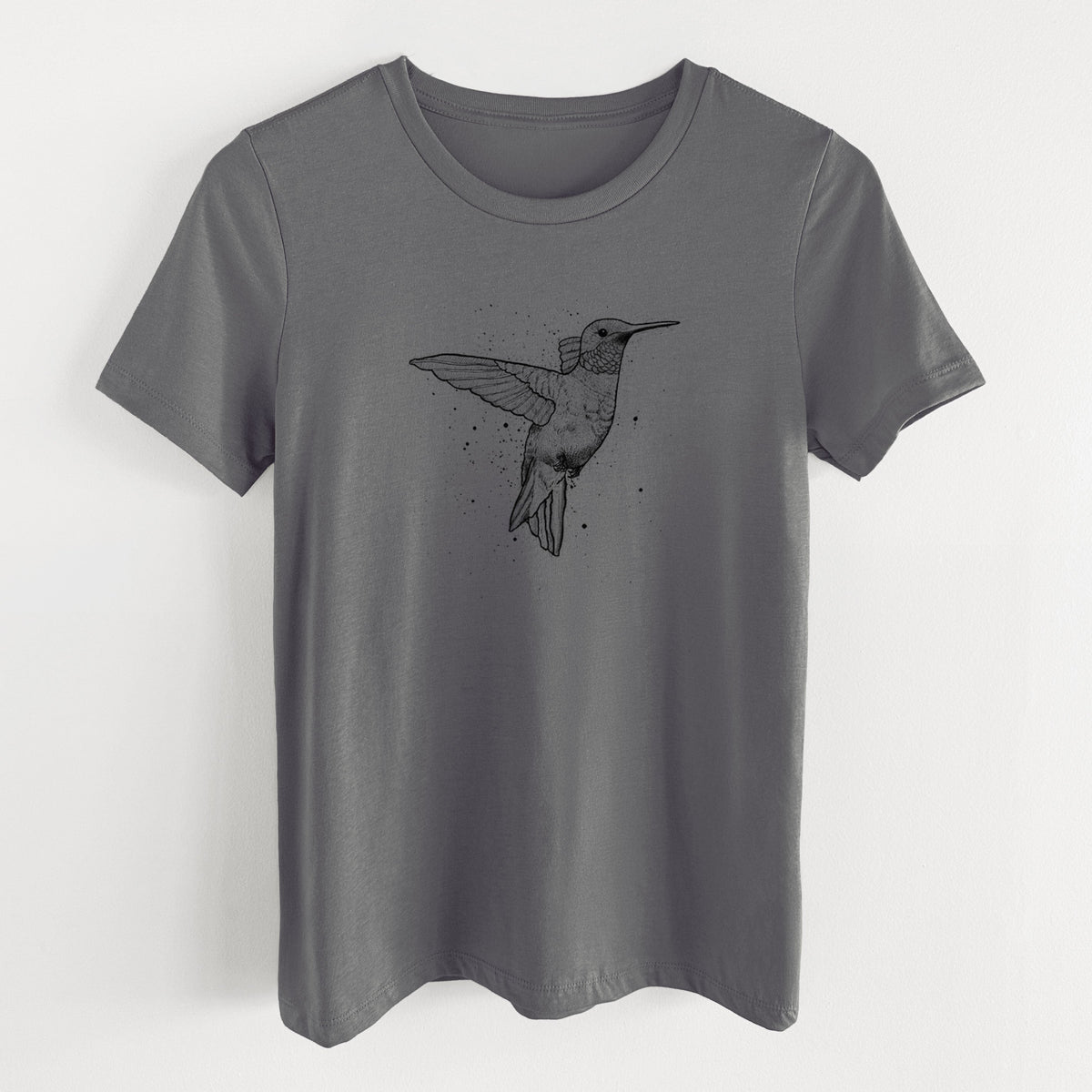 Archilochus Colubris - Ruby-throated Hummingbird - Women's Lightweight Relaxed Fit 100% Cotton Crewneck