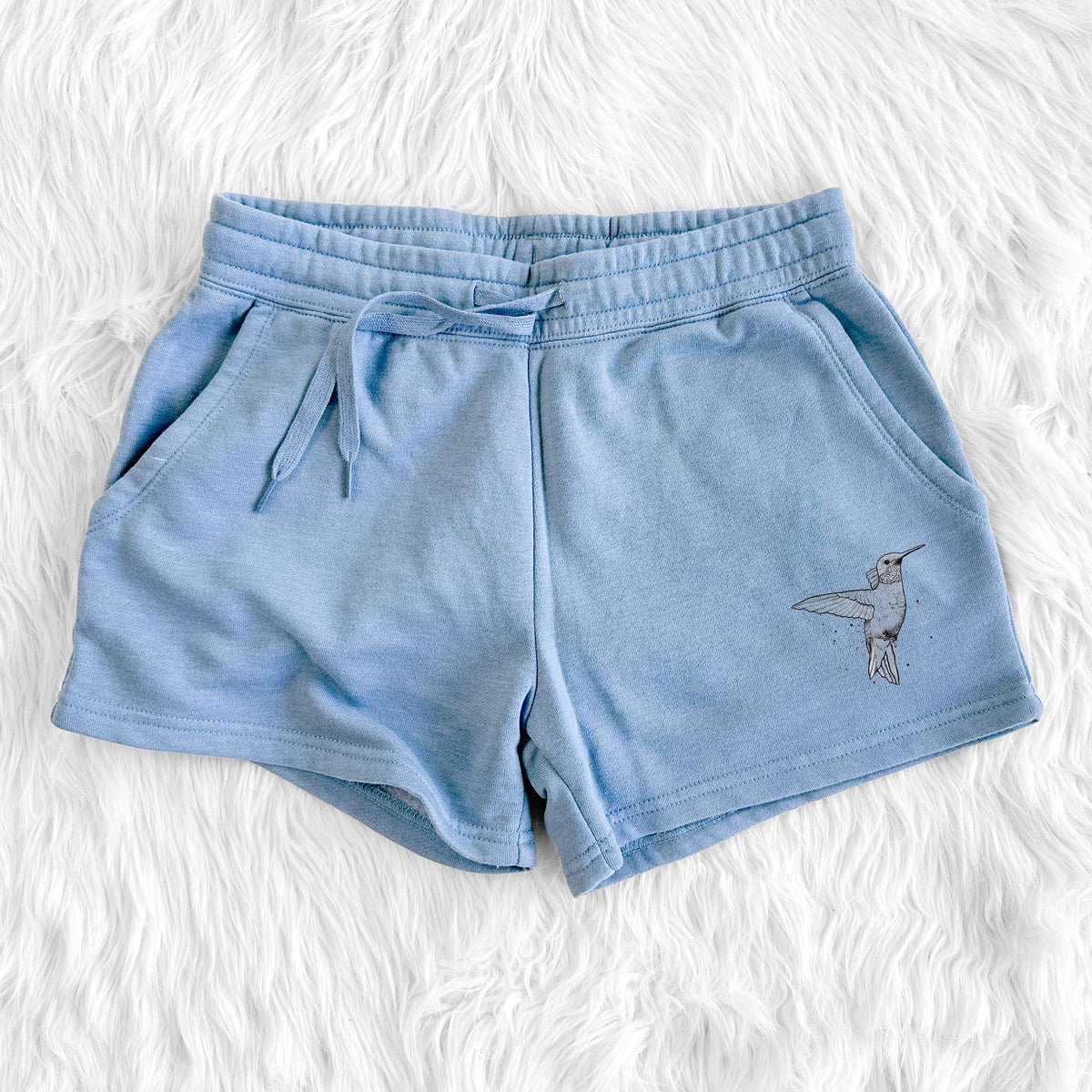 Archilochus Colubris - Ruby-throated Hummingbird - Women's Cali Wave Shorts