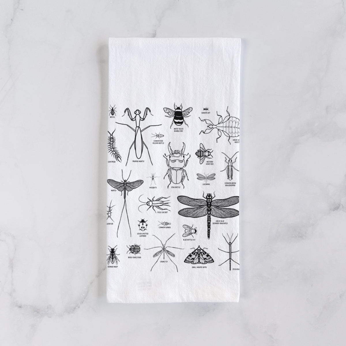 Chart of Arthropods/Insects Tea Towel