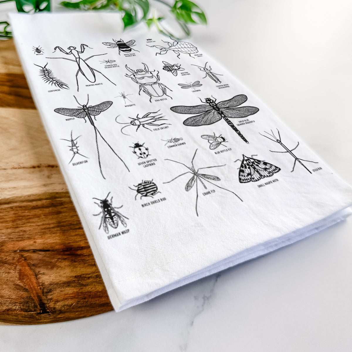 Chart of Arthropods/Insects Tea Towel