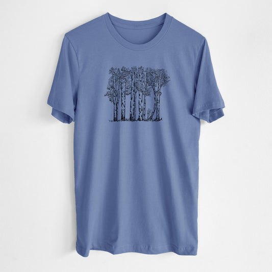 Quaking Aspens - Populus tremuloides - Lightweight 100% Cotton Unisex Crewneck