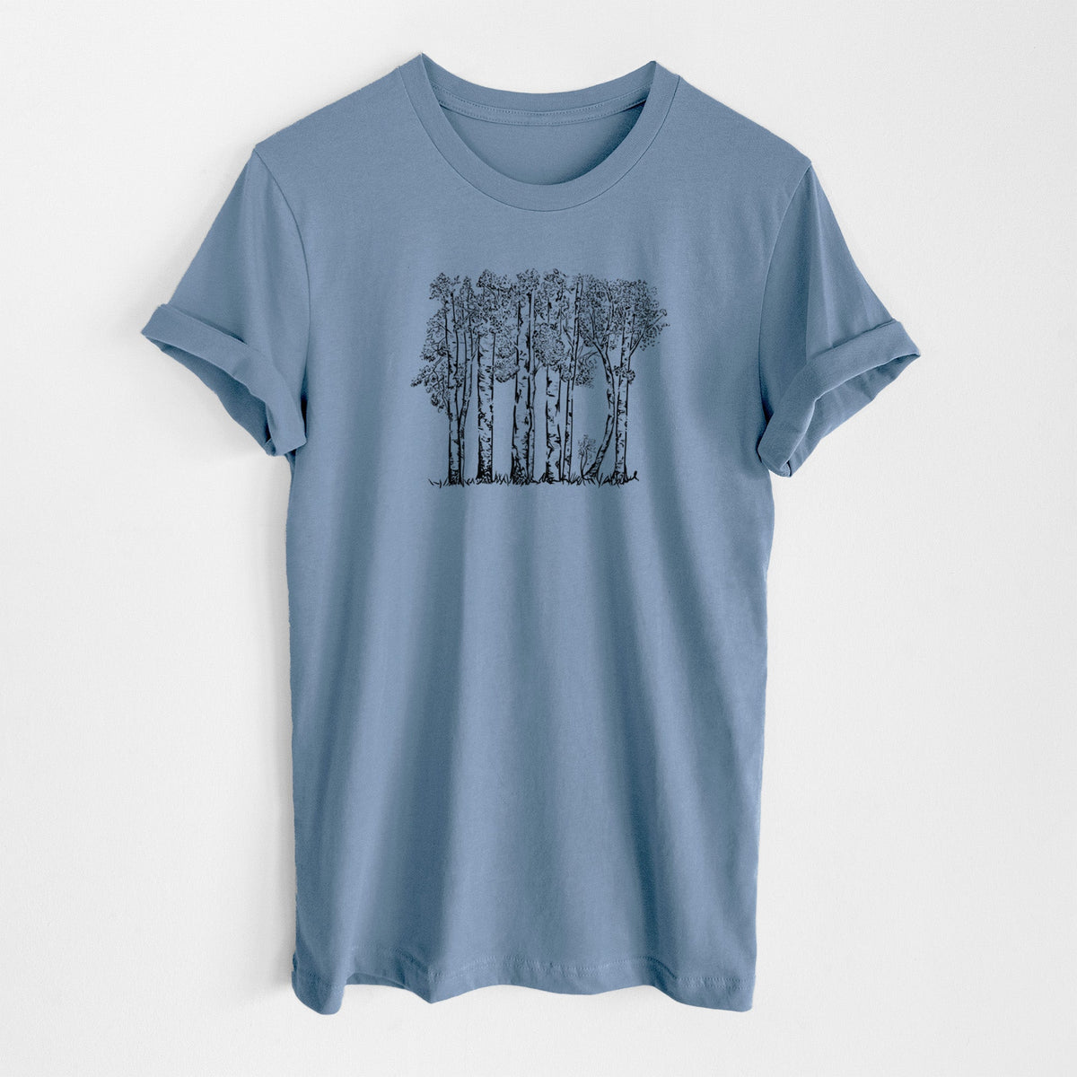 Quaking Aspens - Populus tremuloides - Lightweight 100% Cotton Unisex Crewneck