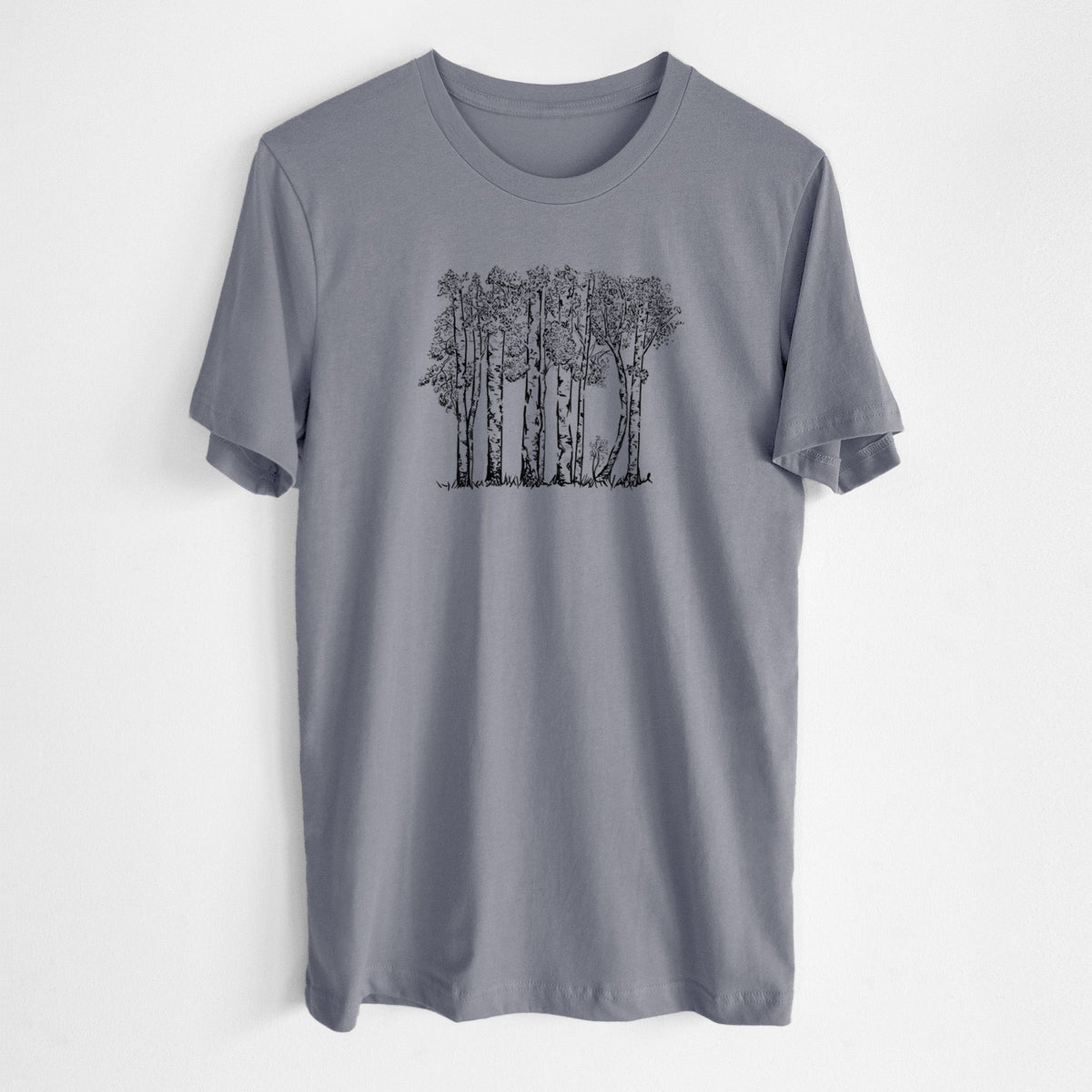 Quaking Aspens - Populus tremuloides - Lightweight 100% Cotton Unisex Crewneck