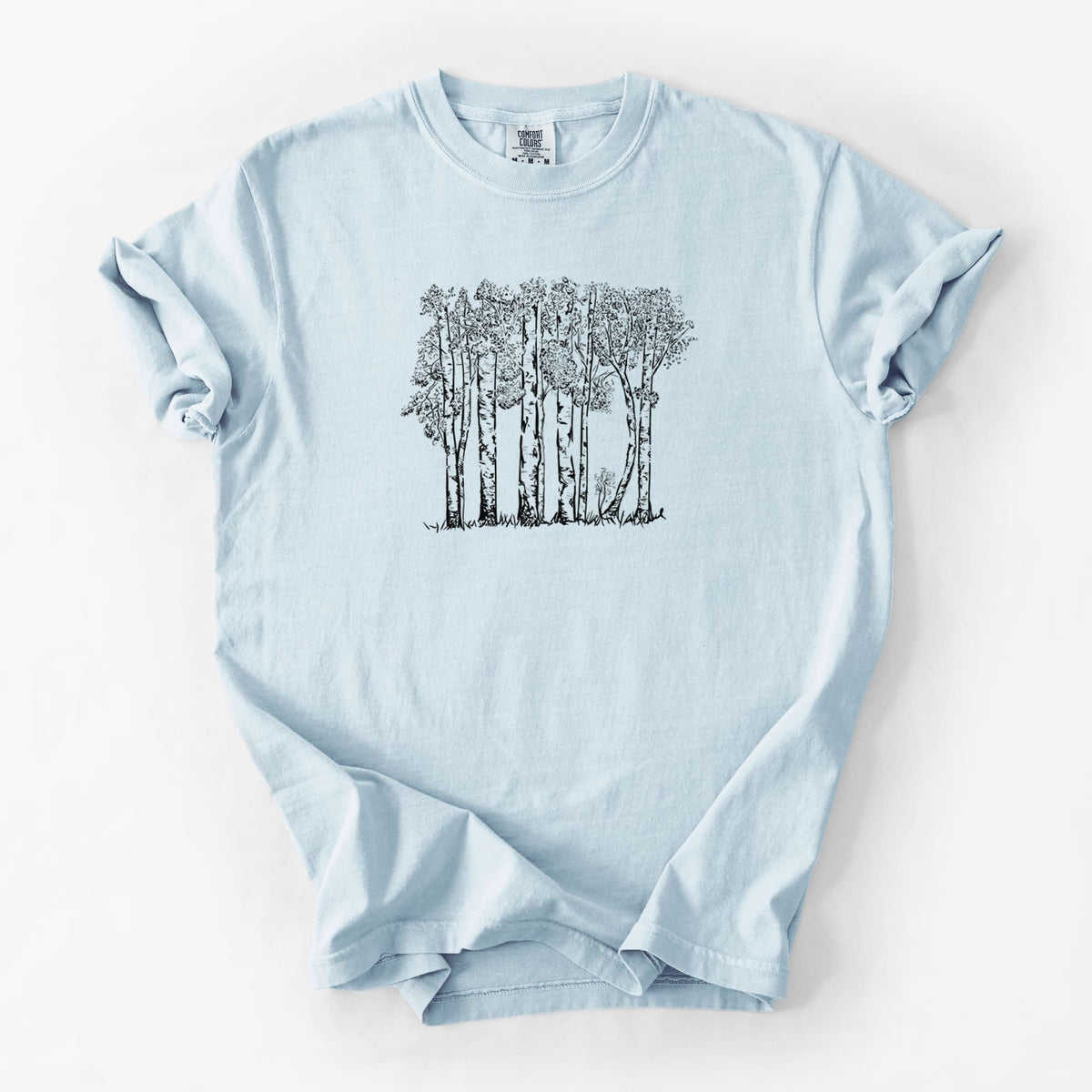 Quaking Aspens - Populus tremuloides - Unisex Comfort Colors Garment-Dyed Heavyweight T-shirt