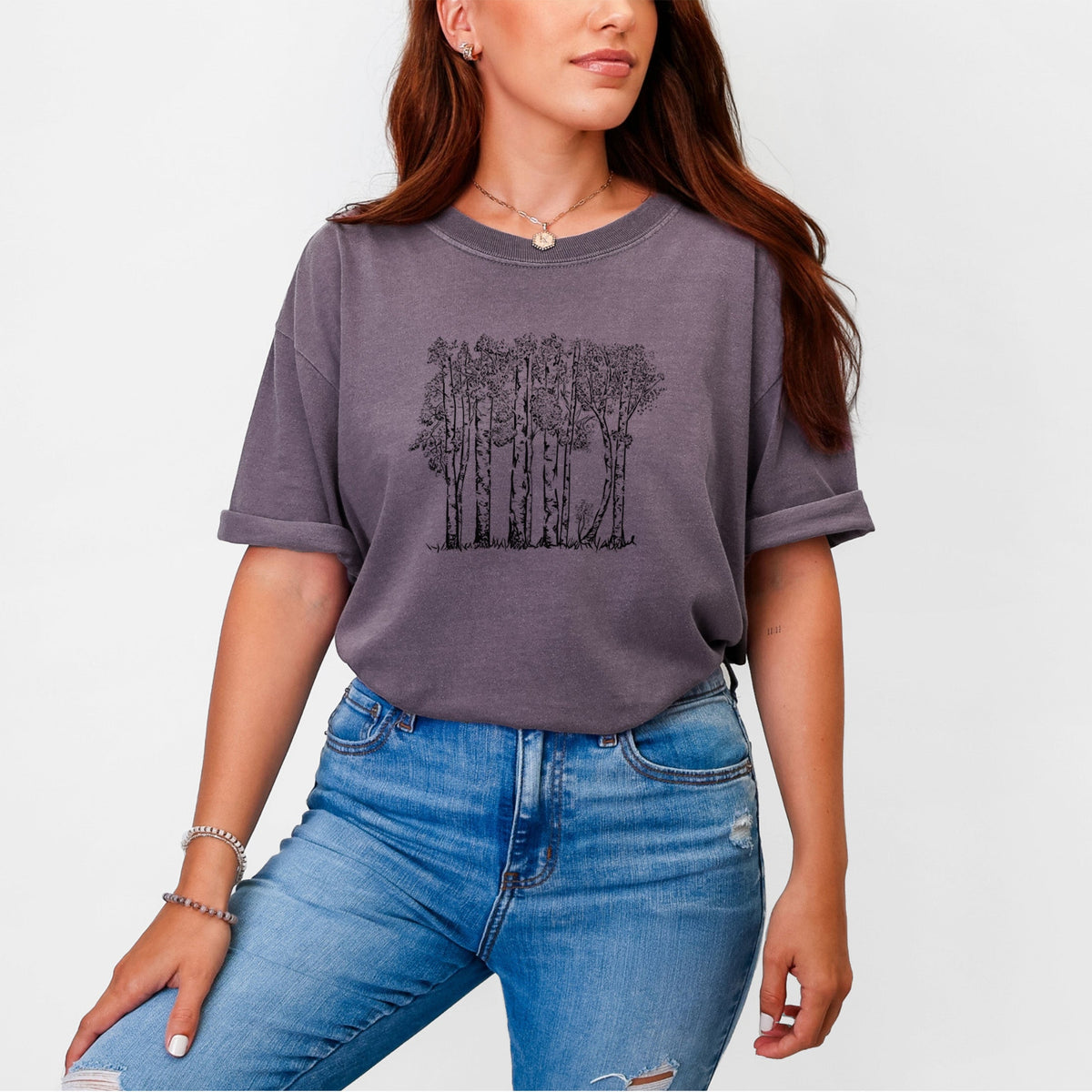 Quaking Aspens - Populus tremuloides - Unisex Comfort Colors Garment-Dyed Heavyweight T-shirt