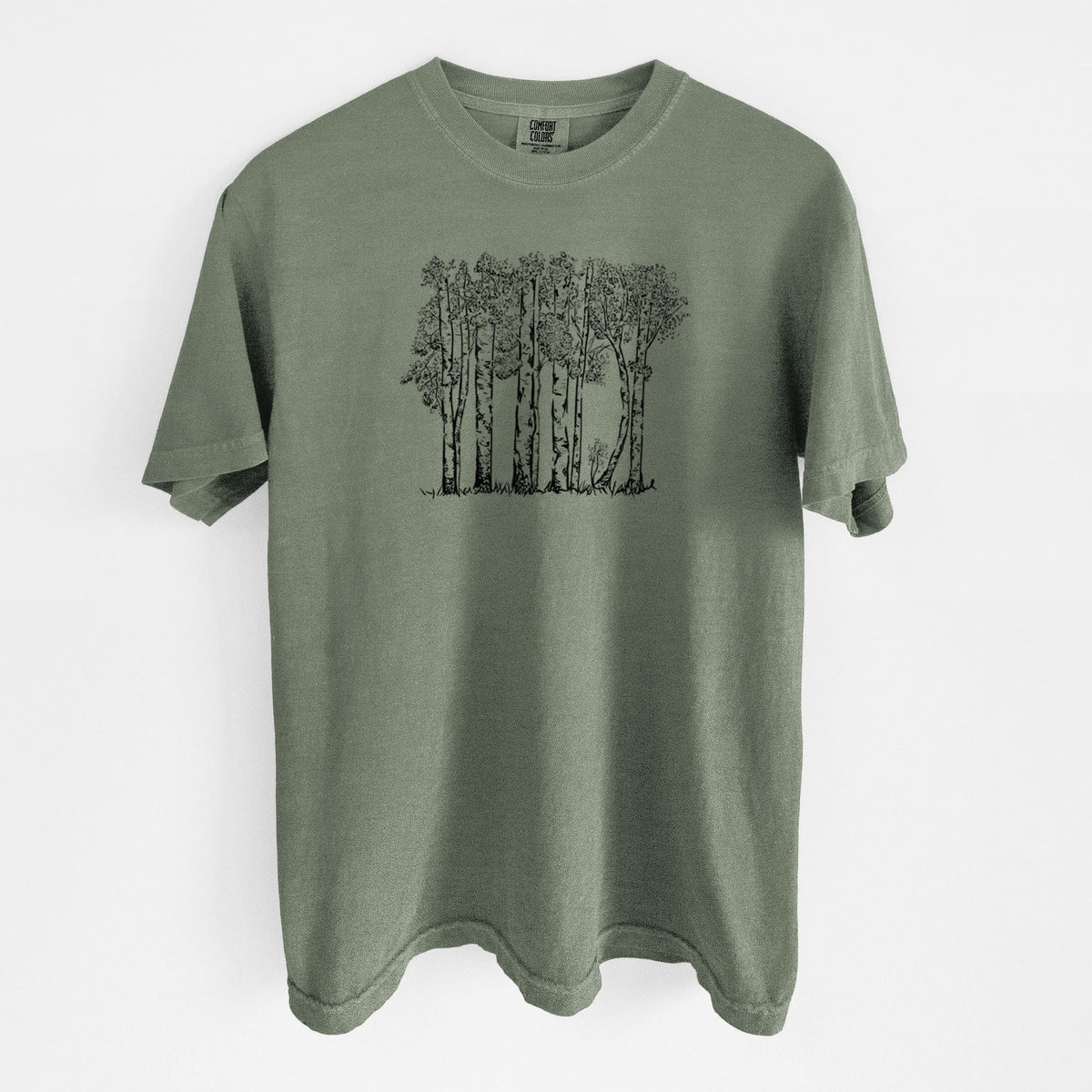 Quaking Aspens - Populus tremuloides - Unisex Comfort Colors Garment-Dyed Heavyweight T-shirt