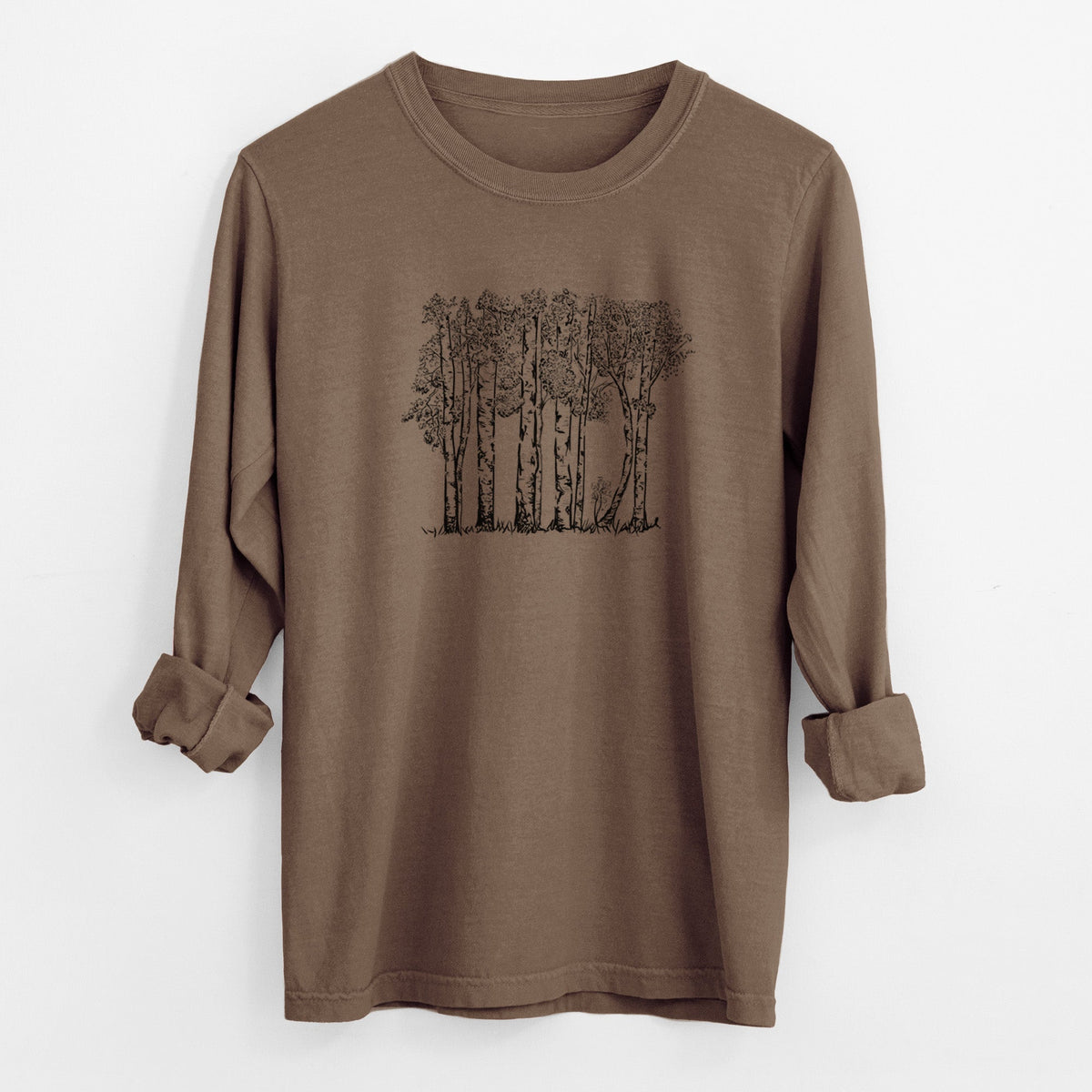 Quaking Aspens - Populus tremuloides - Unisex Comfort Colors 100% Cotton Long Sleeve