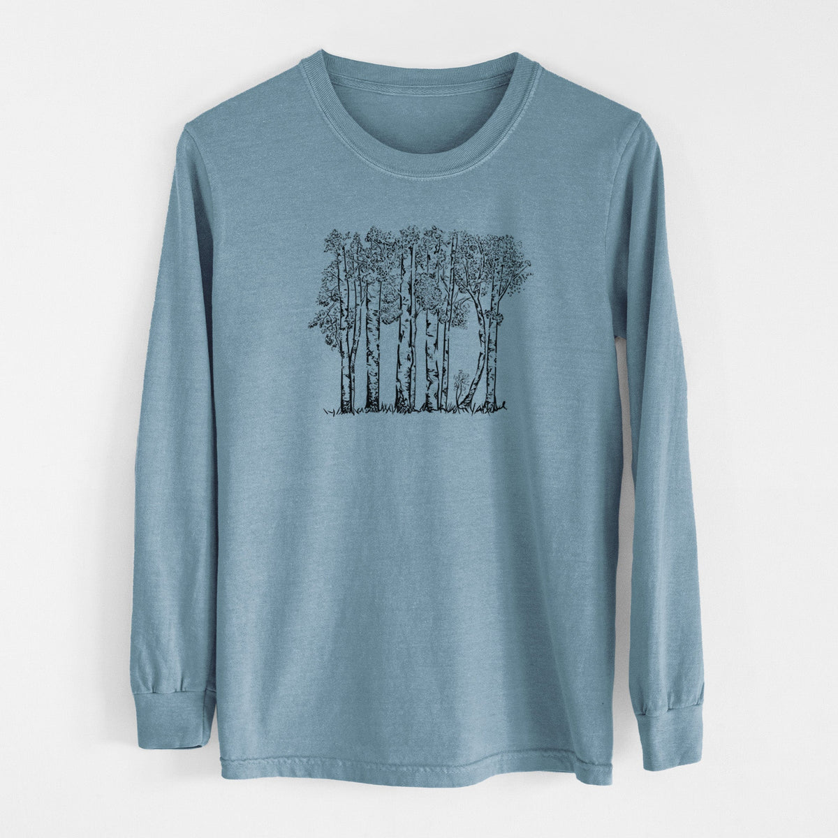 Quaking Aspens - Populus tremuloides - Unisex Comfort Colors 100% Cotton Long Sleeve