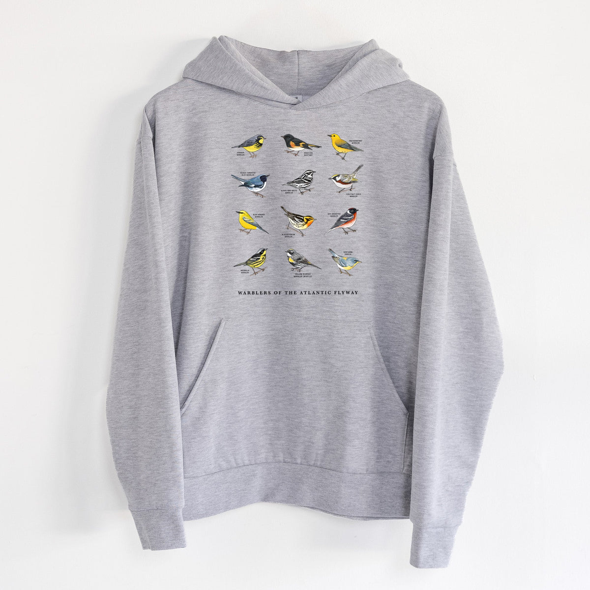 Warblers of the Atlantic Flyway  - Statement Midweight Hoodie