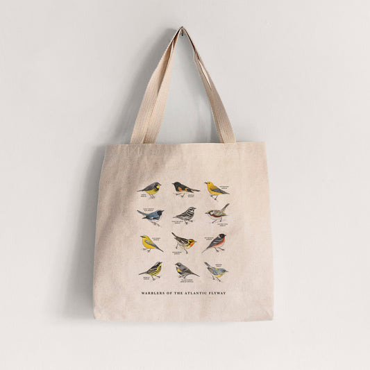 Warblers of the Atlantic Flyway - Tote Bag