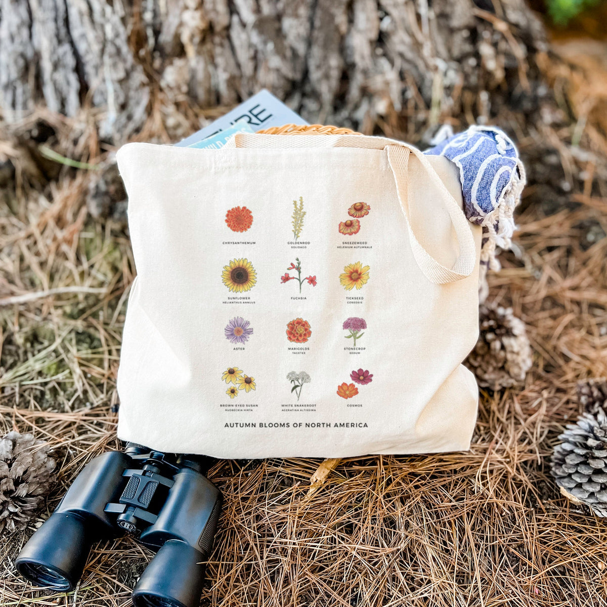 Autumn Blooms of North America - Tote Bag