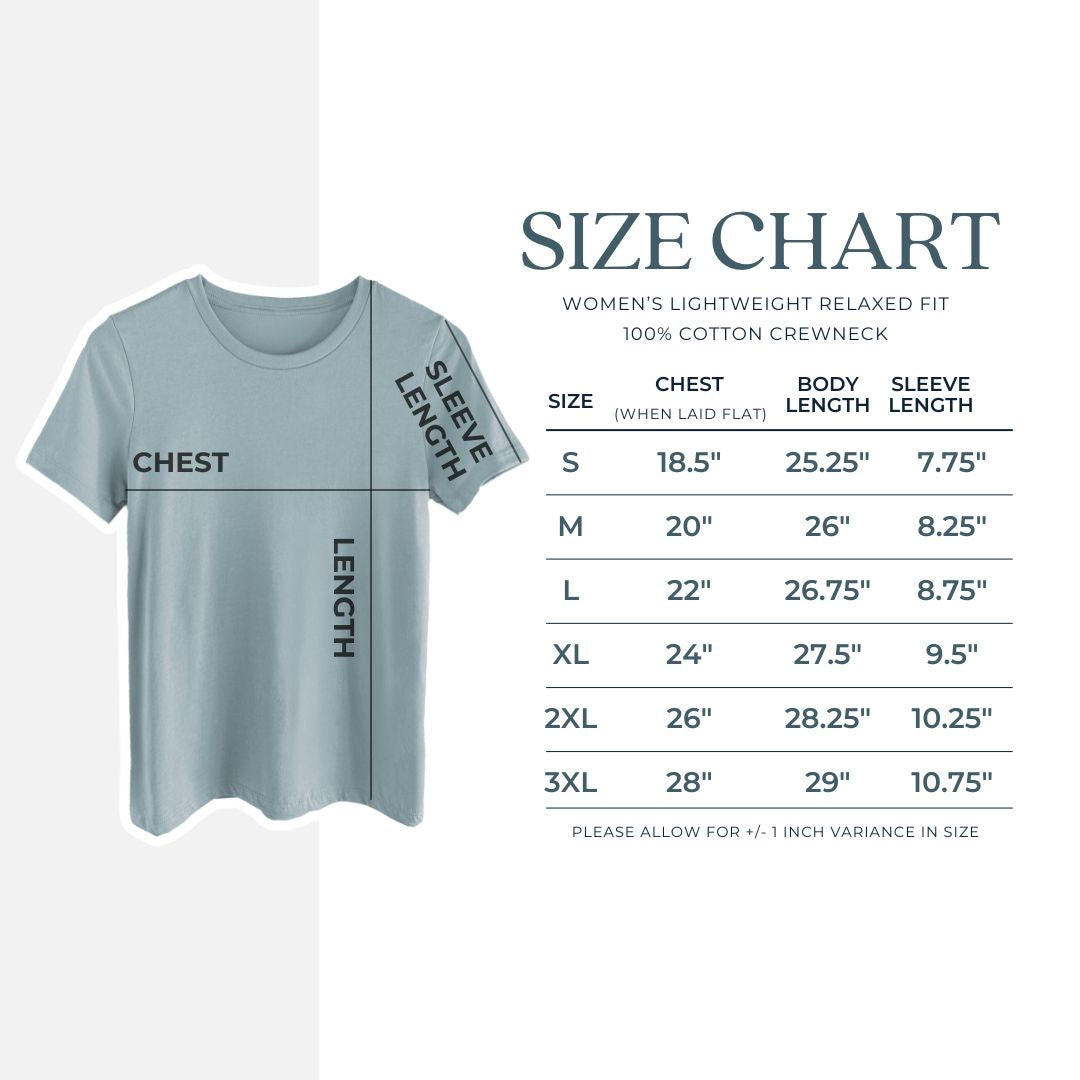 Wild - Women's Lightweight Relaxed Fit 100% Cotton Crewneck