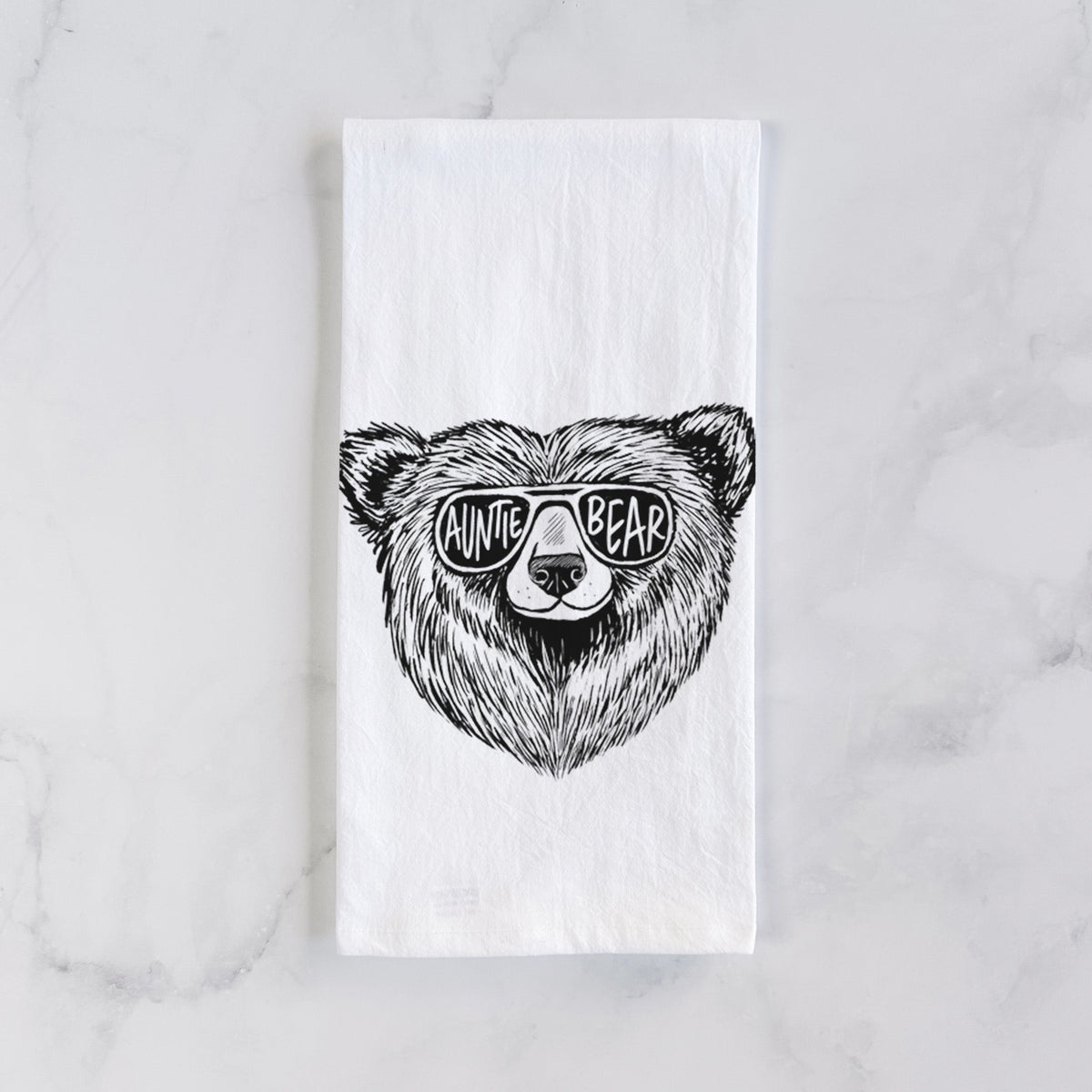 Auntie Bear Tea Towel