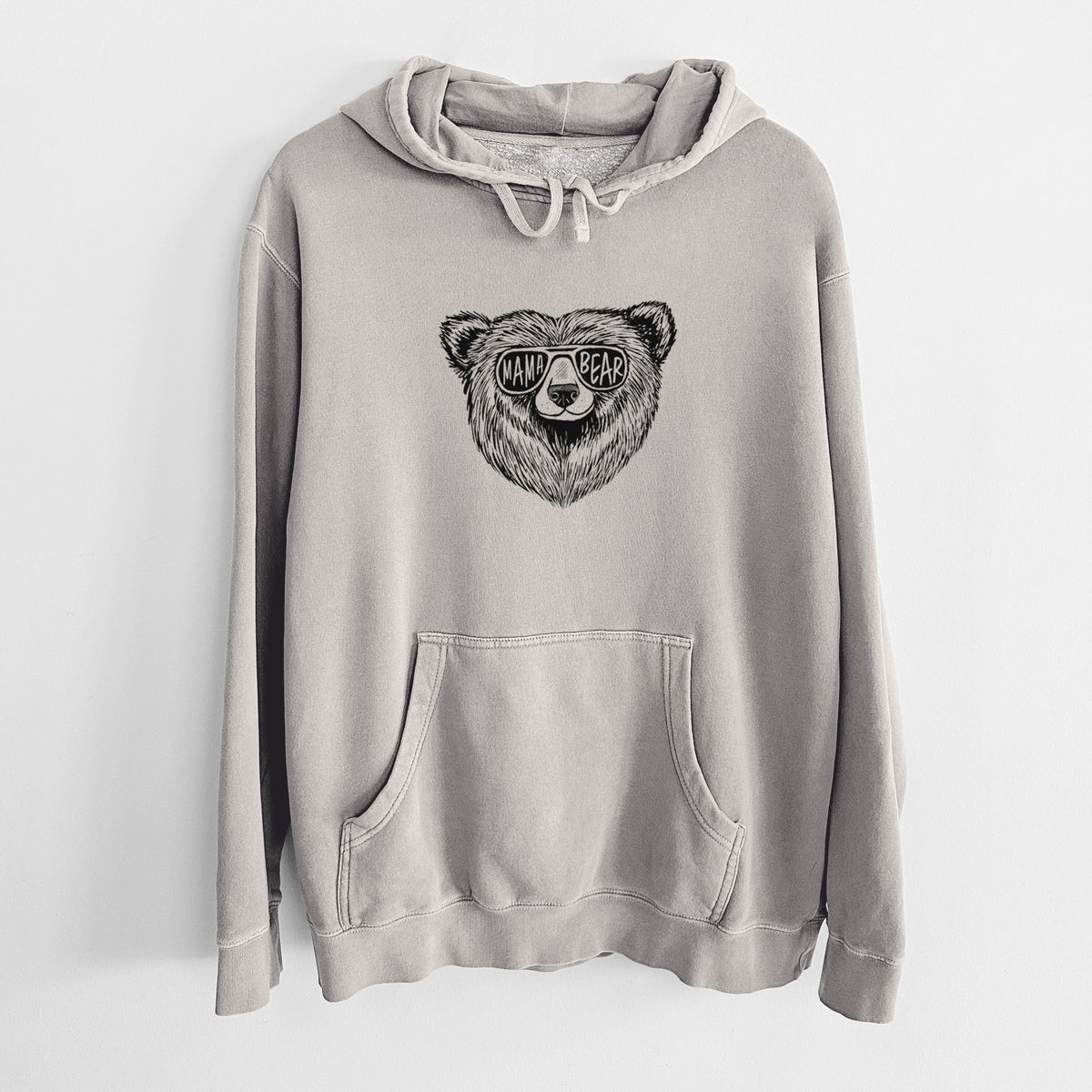 Mama Bear - Unisex Pigment Dyed Hoodie