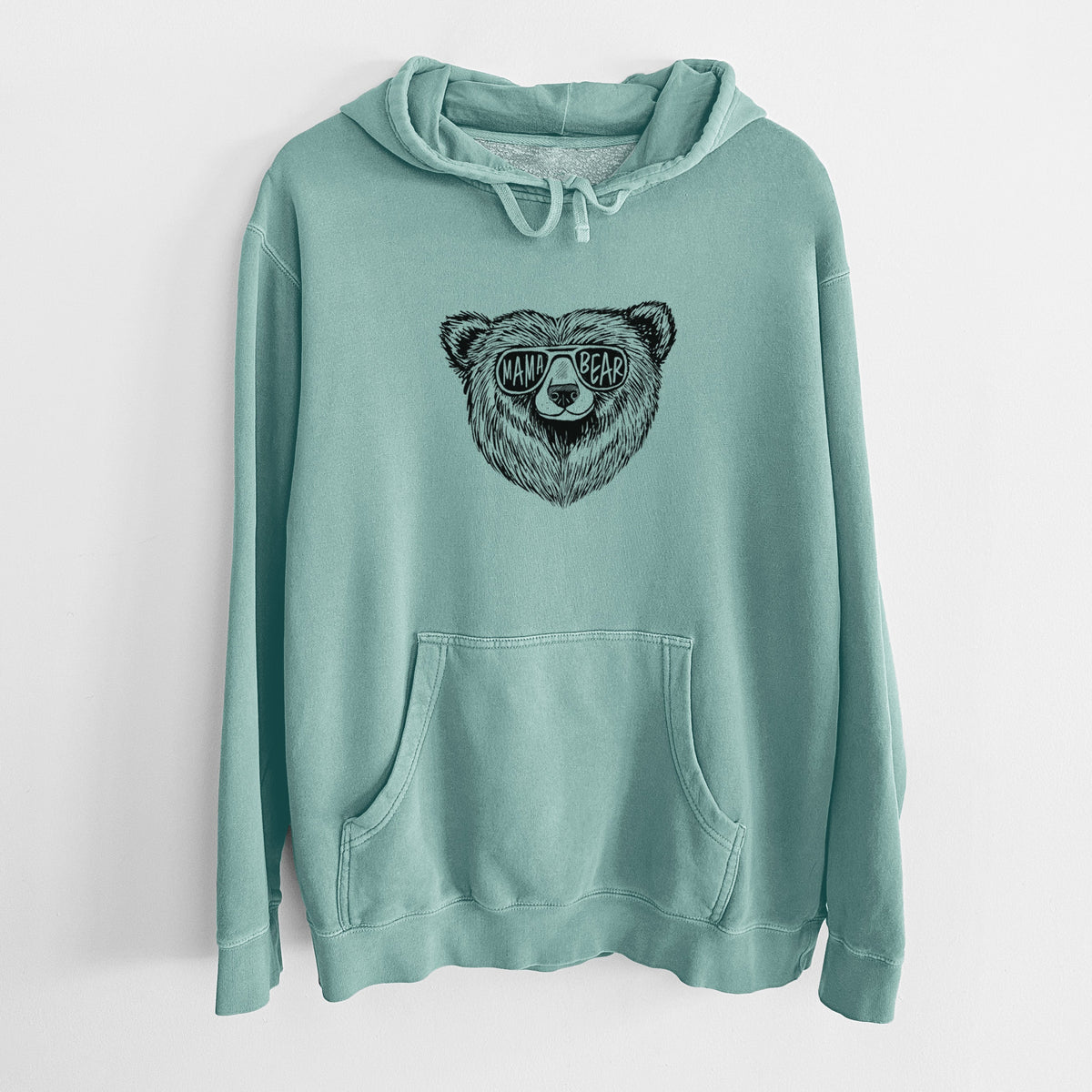 Mama Bear - Unisex Pigment Dyed Hoodie