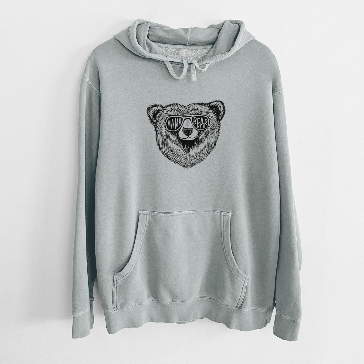 Mama Bear - Unisex Pigment Dyed Hoodie