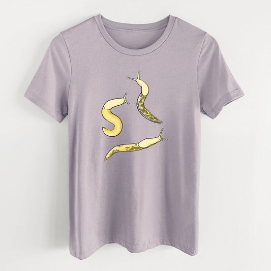 Banana Slug Squad - Ariolimax columbianus - Women's Lightweight Relaxed Fit 100% Cotton Crewneck
