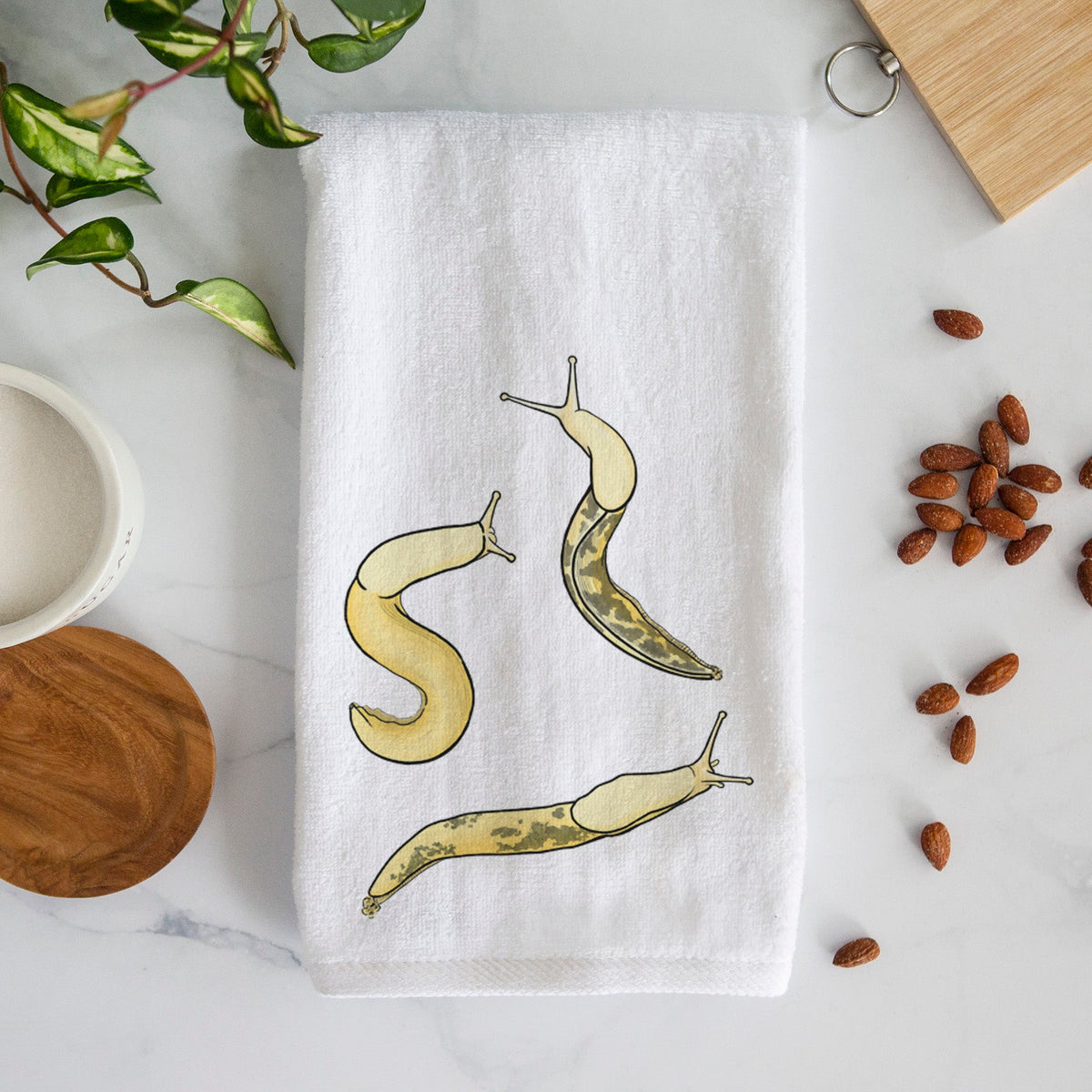 Banana Slug Squad - Ariolimax columbianus - Premium Hand Towel