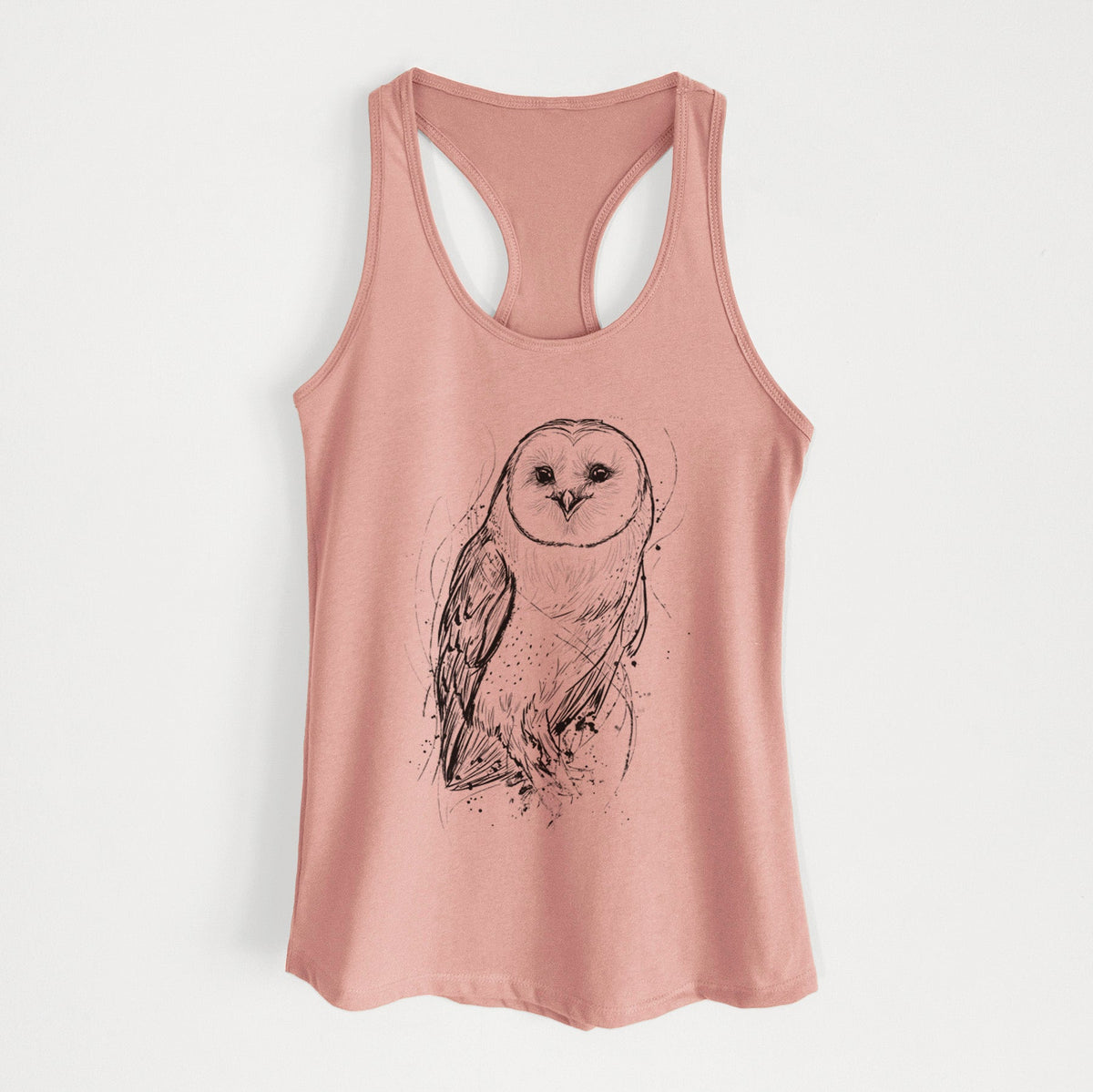 Barn Owl - Tyto alba - Women's Racerback Tanktop