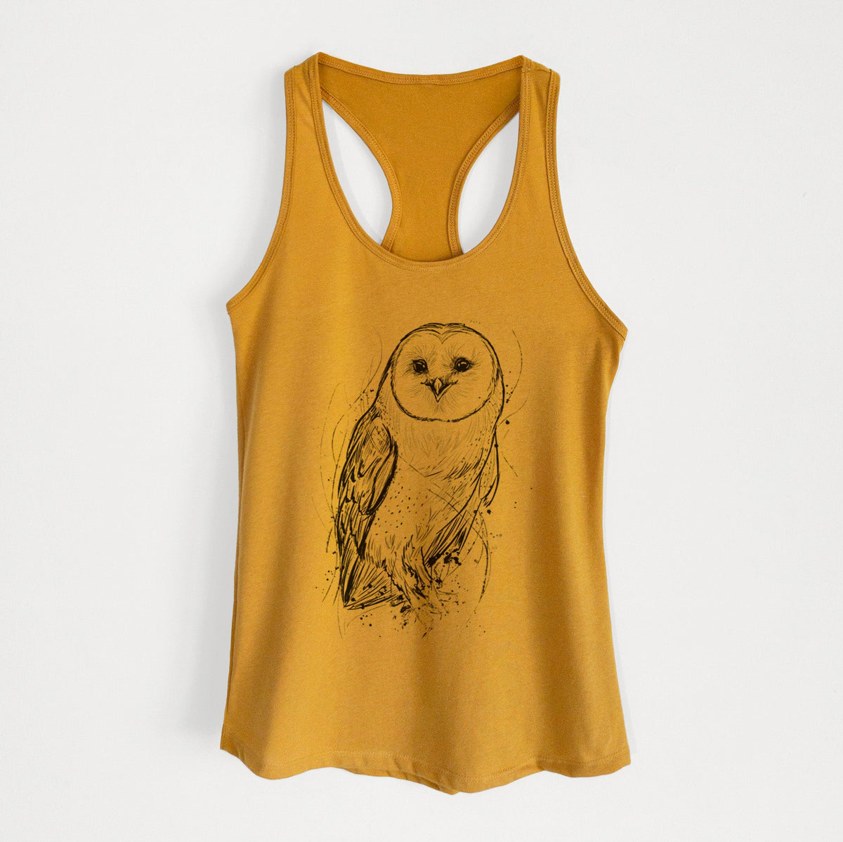Barn Owl - Tyto alba - Women's Racerback Tanktop