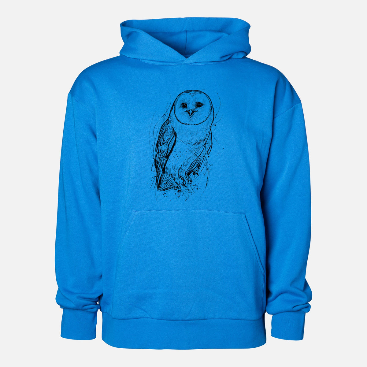 Barn Owl - Tyto alba  - Statement Midweight Hoodie