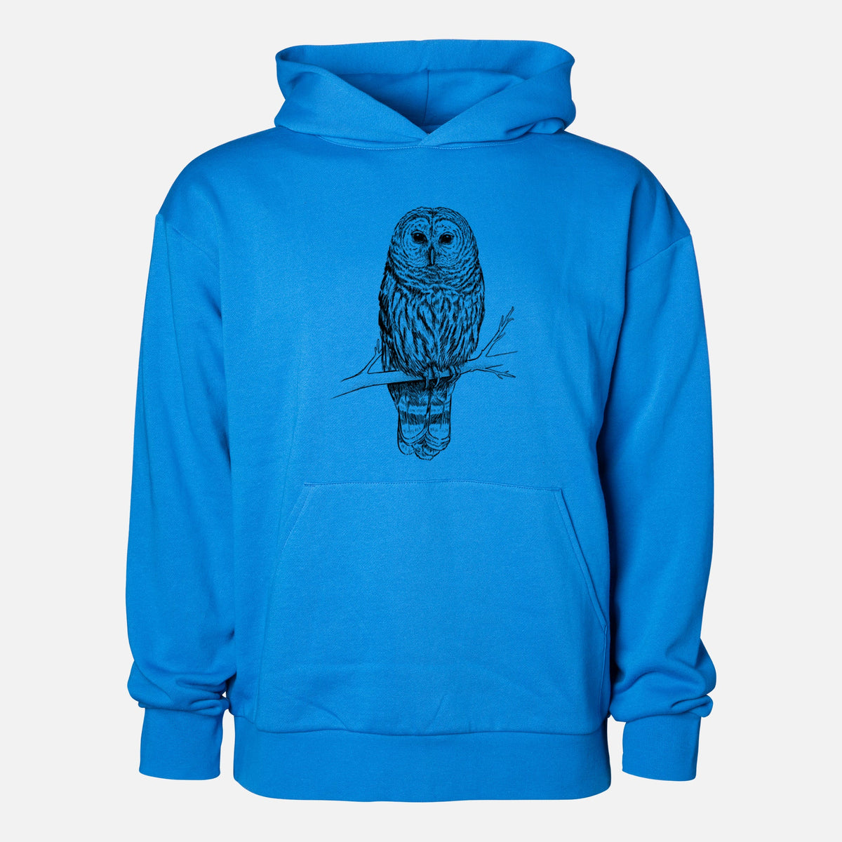Barred Owl - Strix varia  - Statement Midweight Hoodie