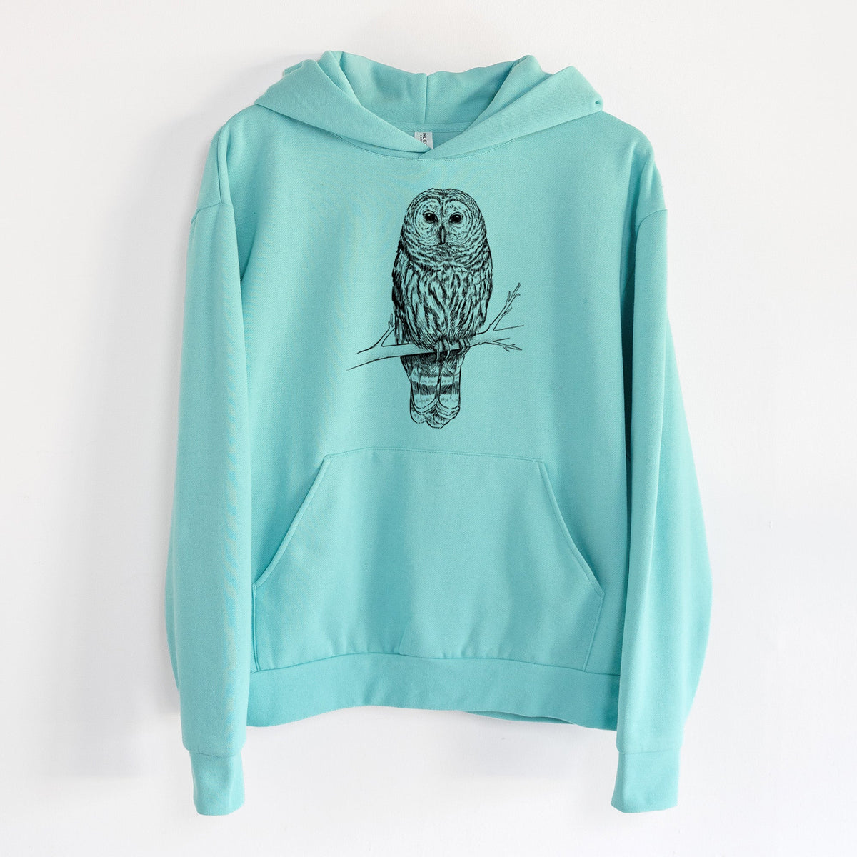Barred Owl - Strix varia  - Statement Midweight Hoodie