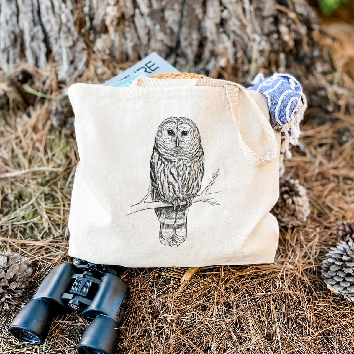 Barred Owl - Strix varia - Tote Bag