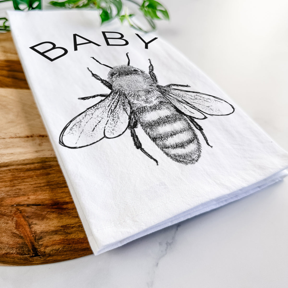 Baby Bee Tea Towel