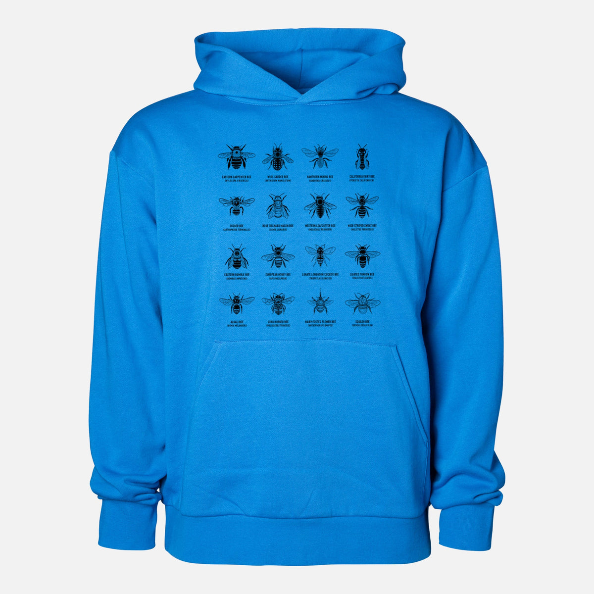 Bee Chart - Bees in North America  - Statement Midweight Hoodie