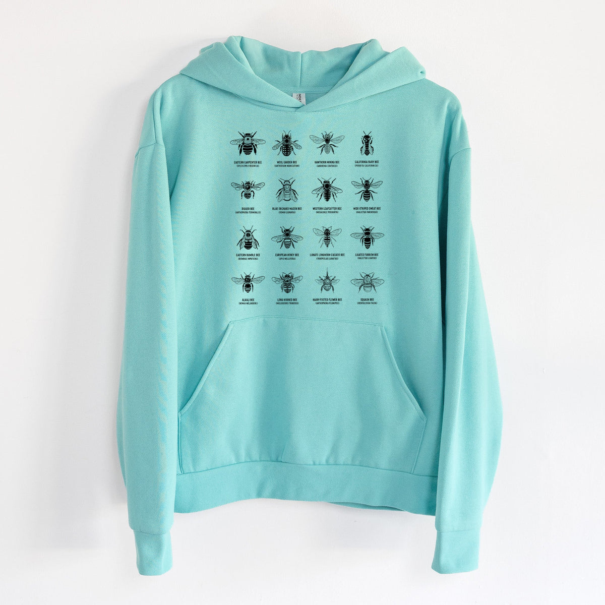 Bee Chart - Bees in North America  - Statement Midweight Hoodie