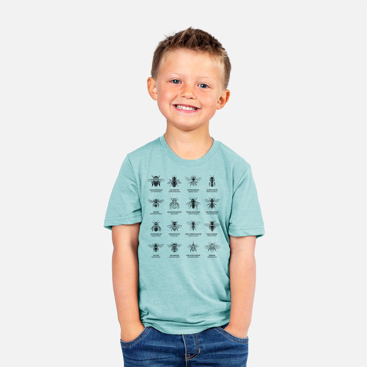 Bee Chart - Bees in North America - Toddler/Youth Shirt