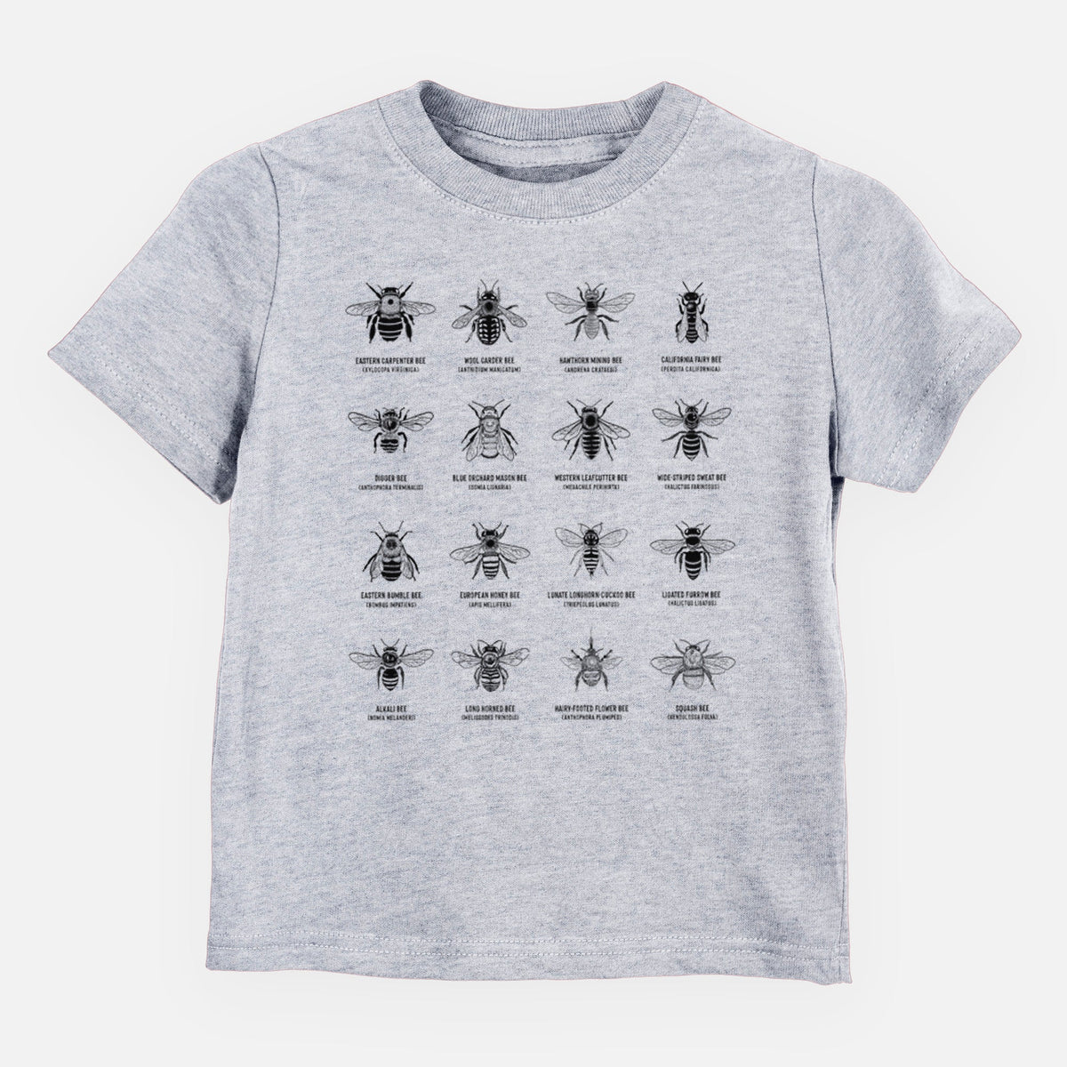 Bee Chart - Bees in North America - Toddler/Youth Shirt