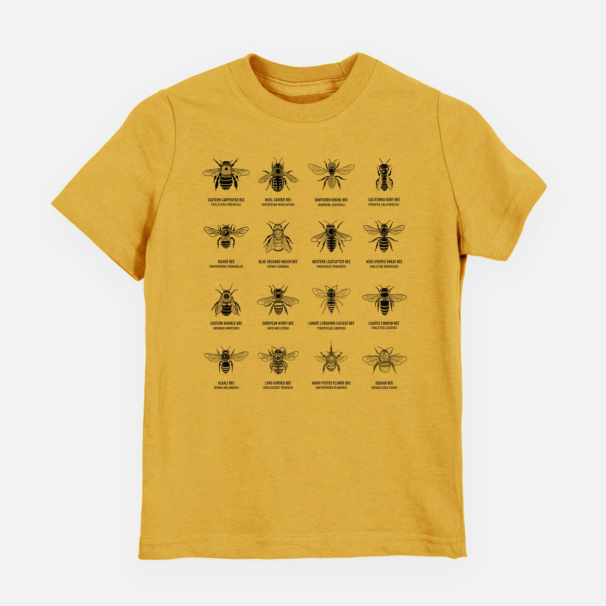 Bee Chart - Bees in North America - Toddler/Youth Shirt
