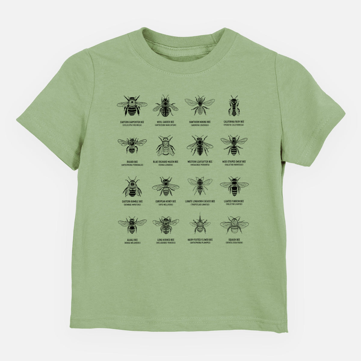 Bee Chart - Bees in North America - Toddler/Youth Shirt