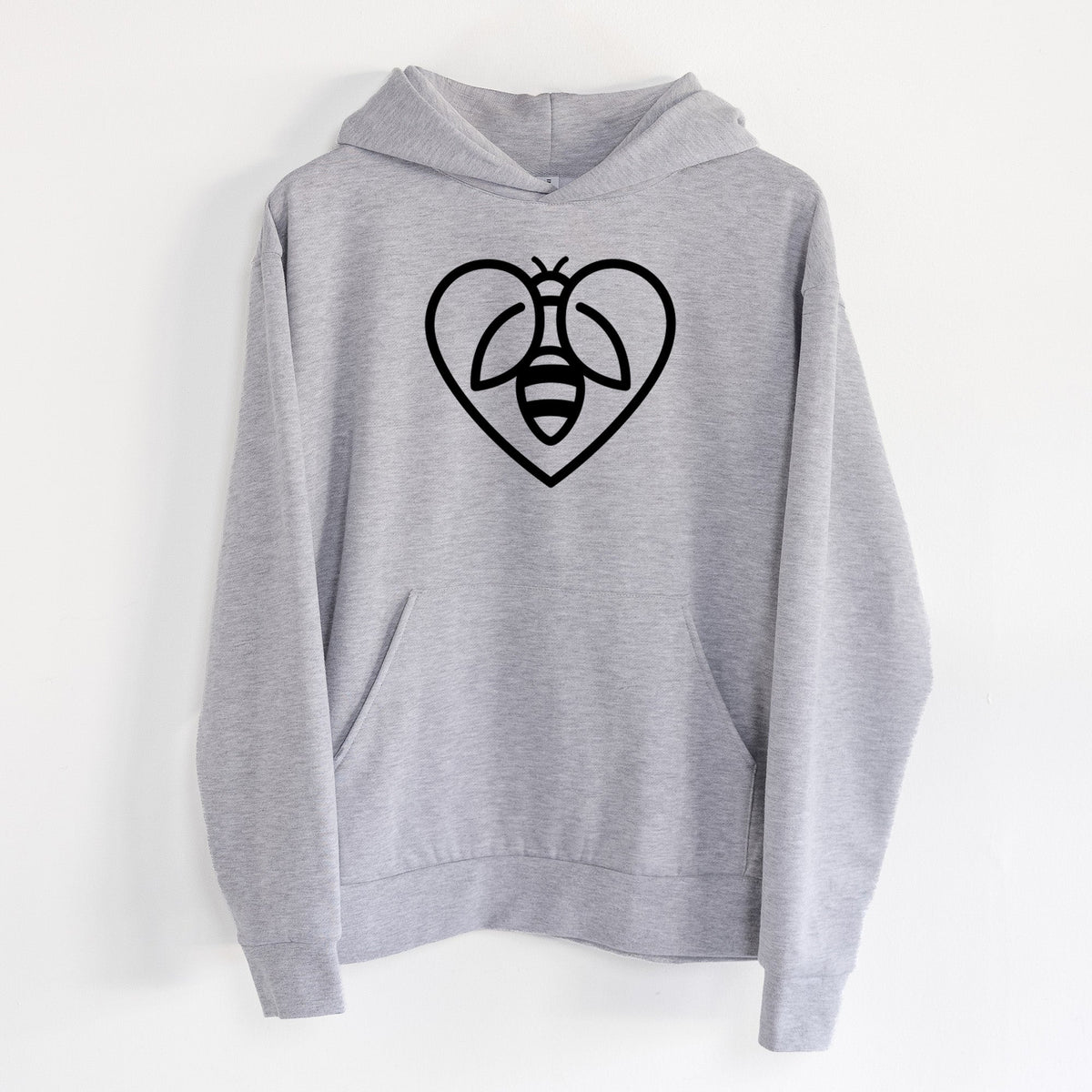 Bee Heart Icon  - Statement Midweight Hoodie