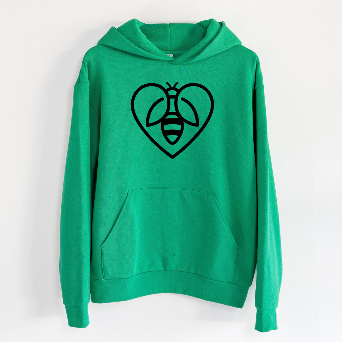 Bee Heart Icon  - Statement Midweight Hoodie