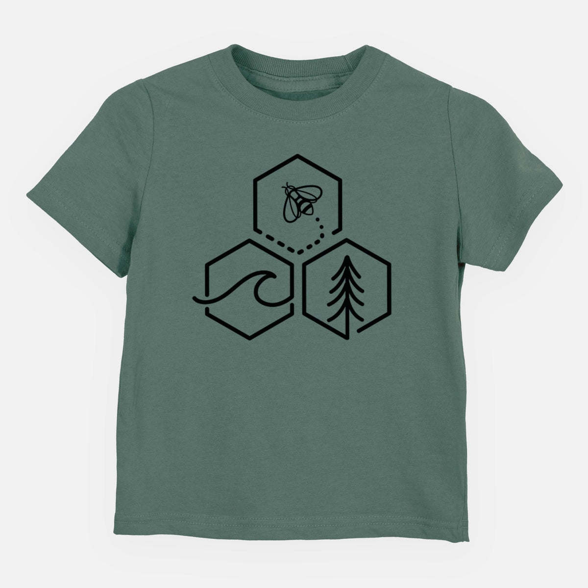 Bee-Sea-Tree Triptych - Toddler/Youth Shirt