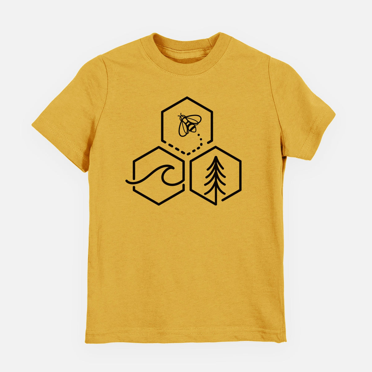 Bee-Sea-Tree Triptych - Toddler/Youth Shirt