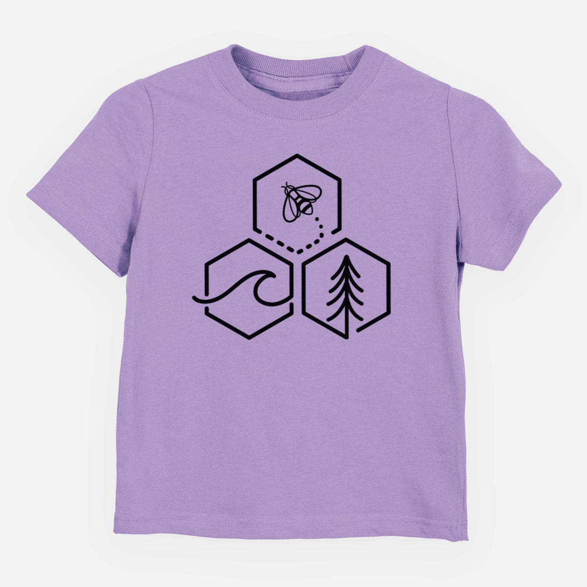 Bee-Sea-Tree Triptych - Toddler/Youth Shirt
