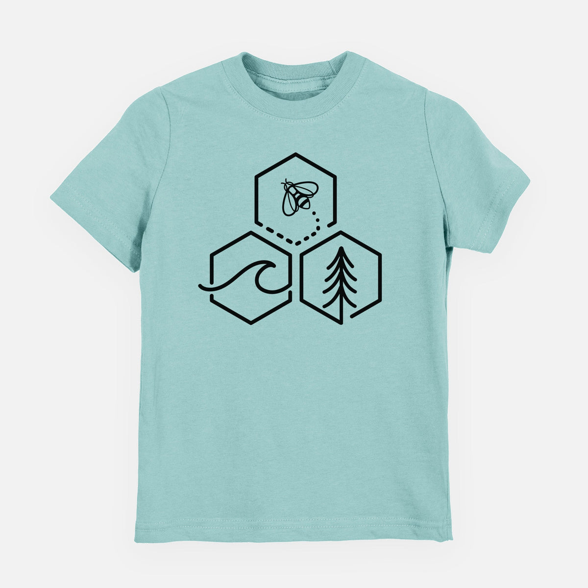 Bee-Sea-Tree Triptych - Toddler/Youth Shirt