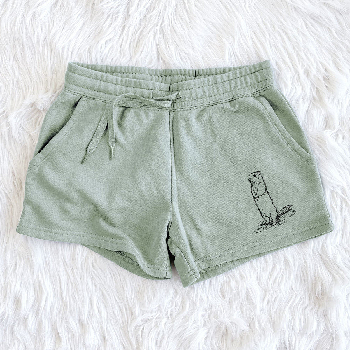 Belding's Ground Squirrel - Urocitellus beldingi - Women's Cali Wave Shorts