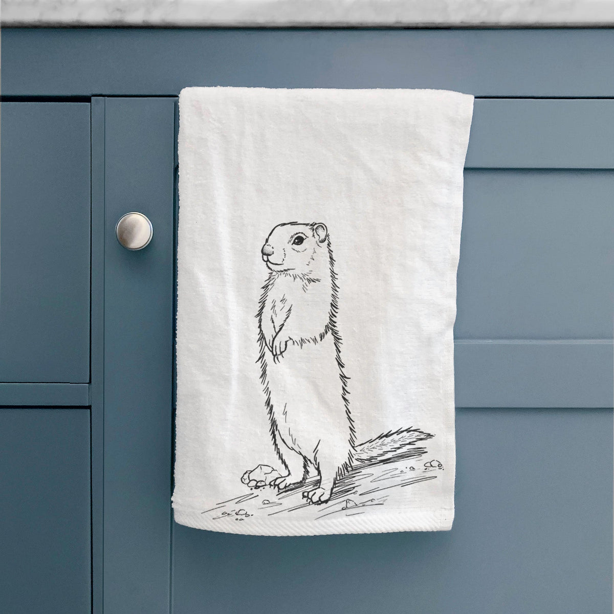 Belding's Ground Squirrel - Urocitellus beldingi Premium Decorative Hand Towel