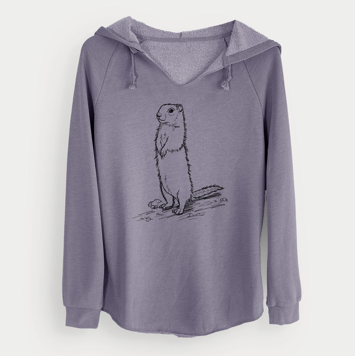 Belding's Ground Squirrel - Urocitellus beldingi - Cali Wave Hooded Sweatshirt